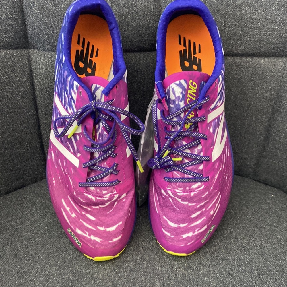 NEW BALANCE “ Sarava” Cross Country 
Multi-Colored Spiked Athletic Shoe Size 8.5 - Picture 6 of 6